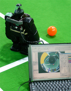 Humanoid Robot with omnidirectional camera